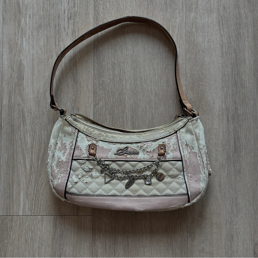 vintage guess y2k charm bag
